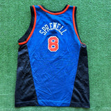 Vintage Latrell Sprewell New York Knicks Jersey Youth Size L 14-16