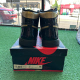 Jordan Black Metallic Gold 1s Size 9.5