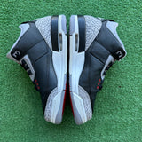 Jordan Black Cement 3s Size 6.5Y