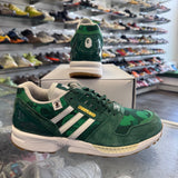 Adidas X Bape Green Undefeated ZX 8000 Size 12