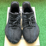 Yeezy Reflective Triple Black 350 V2s Size 10