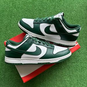 Nike Michigan State Low Dunks Size 10.5