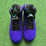 Jordan Alternate Grape 5s Size 12