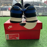 Nike Black Hyper Royal Low Dunks Size 10.5