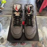 Jordan Off White Muslin 5s Size 11