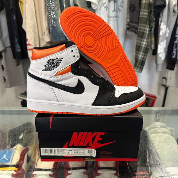 Jordan Electro Orange 1s Size 10.5