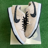 Nike Albino & Preto SB Low Dunk Size 9.5