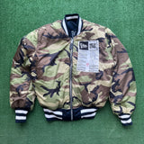 Yankees Alpha Industries New Era Reversible Bomber Jacket Size L