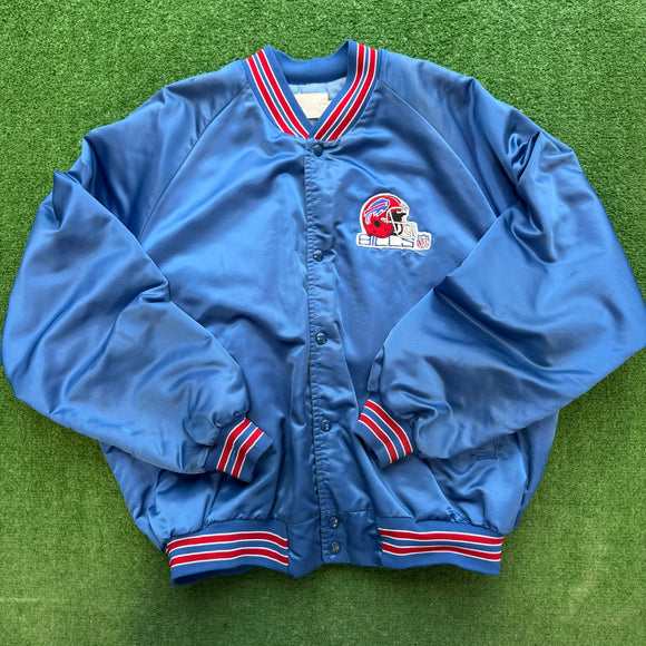 Vintage Buffalo Bills Satin Jacket Size XXL