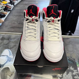 Jordan Fire Red 5s Size 10