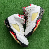 Jordan Fire Red 5s Size 12