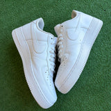 Nike White Air Force 1s Size 10.5