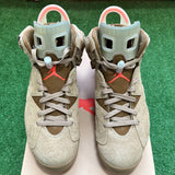 Jordan Travis Scott British Khaki 6s Size 10