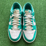 Nike Clear Jade Low Dunks Size 9