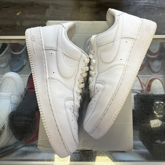 Nike White Air Force 1s Size 11.5