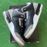 Jordan 2018 Black Cement 3s Size 11