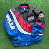 Vintage Buffalo Bills Leather Jacket Size XL