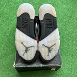 Jordan Reimagined Black Metallic 5s Size 13