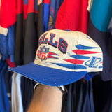 Vintage Buffalo Bills Logo Athletic Pro Line Diamond Cut Snapback Hat