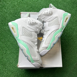 Jordan Mint Foam 6s Size 12W/10.5M
