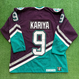 Vintage Anaheim Mighty Ducks Kariya Jersey Size XL