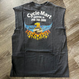 Vintage American Classic Biker Sleeveless Tee Size XL