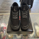 Jordan Black Cat 3s Size 11