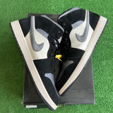 Jordan Black Smoke Grey Mid 1s Size 13