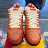 Nike Orange Lobster SB Low Dunks Size 10