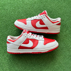 Nike University Red Low Dunk Size 11