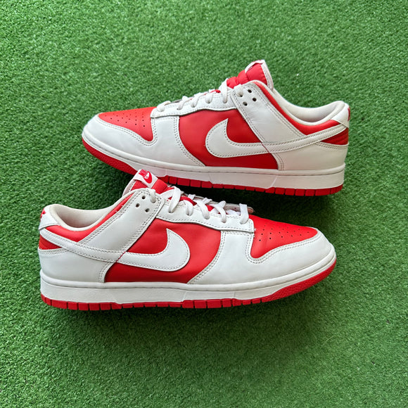 Nike University Red Low Dunk Size 11