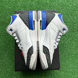 Jordan Racer Blue 3s Size 6Y