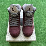 Jordan Burgundy 5s Size 5Y