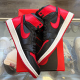 Jordan Satin Bred 1s Size 9W/7.5M