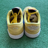 Jordan Travis Scott Canary Yellow Low 1s Size 5.5W/4M