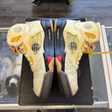 Jordan Off White Sail 5s Size 10.5
