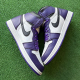 Jordan Court Purple 1s Size 11.5