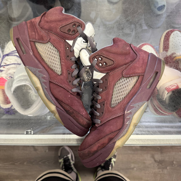 Jordan Burgundy 5s Size 8.5