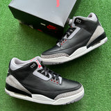 Jordan Black Cement 3s Size 12