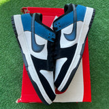 Nike Industrial Blue Low Dunks Size 10
