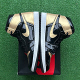 Jordan Patent Gold Toe 1s Size 12