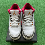 Jordan Cardinal 3s Size 6.5Y