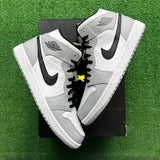 Jordan Light Smoke Grey Mid 1s Size 12