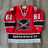 Vintage Buffalo Sabres Max Afinogenov Jersey Size XL