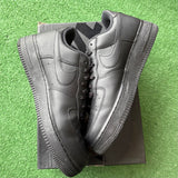 Nike Supreme Black Air Force 1s Size 10