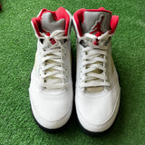 Jordan (2020) Fire Red 5s Size 8