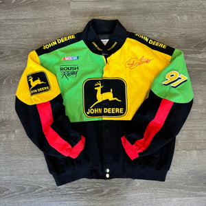 Vintage NASCAR John Deer Jacket Size XL
