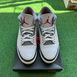 Jordan Fire Red 3s Size 10