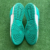 Nike Clear Jade Low Dunks Size 9