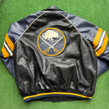 Vintage Buffalo Sabres Leather Jacket Size 2XL